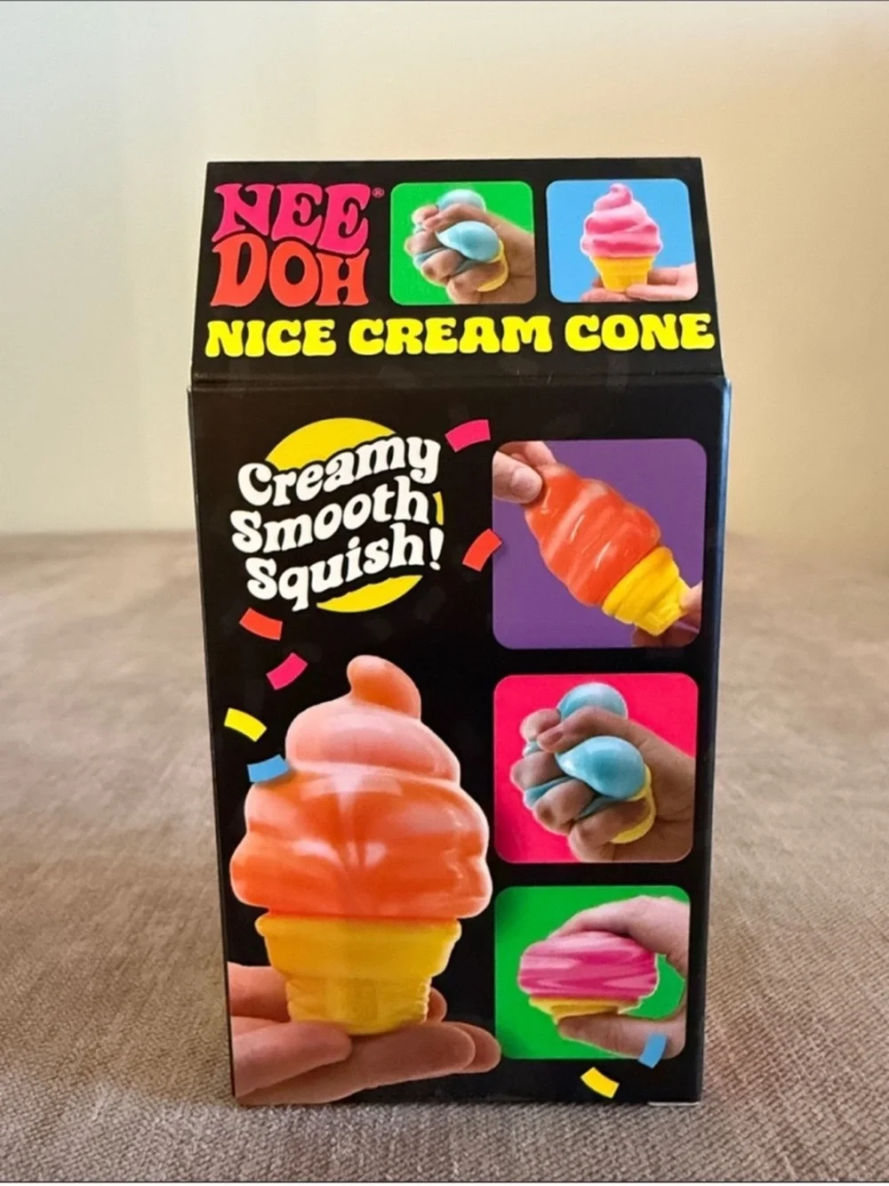 NeeDoh Nice Cream Cone - Orange